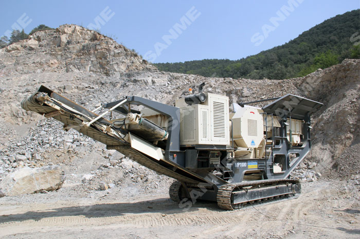 山西時(shí)產(chǎn)150噸移動(dòng)式花崗巖破碎生產(chǎn)線(xiàn)