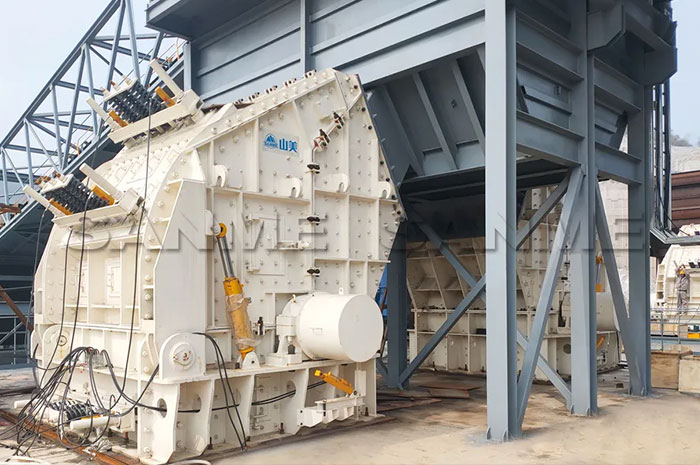 時產(chǎn)3600噸｜山美大型反擊式破碎機(jī)服務(wù)于江西骨料項(xiàng)目