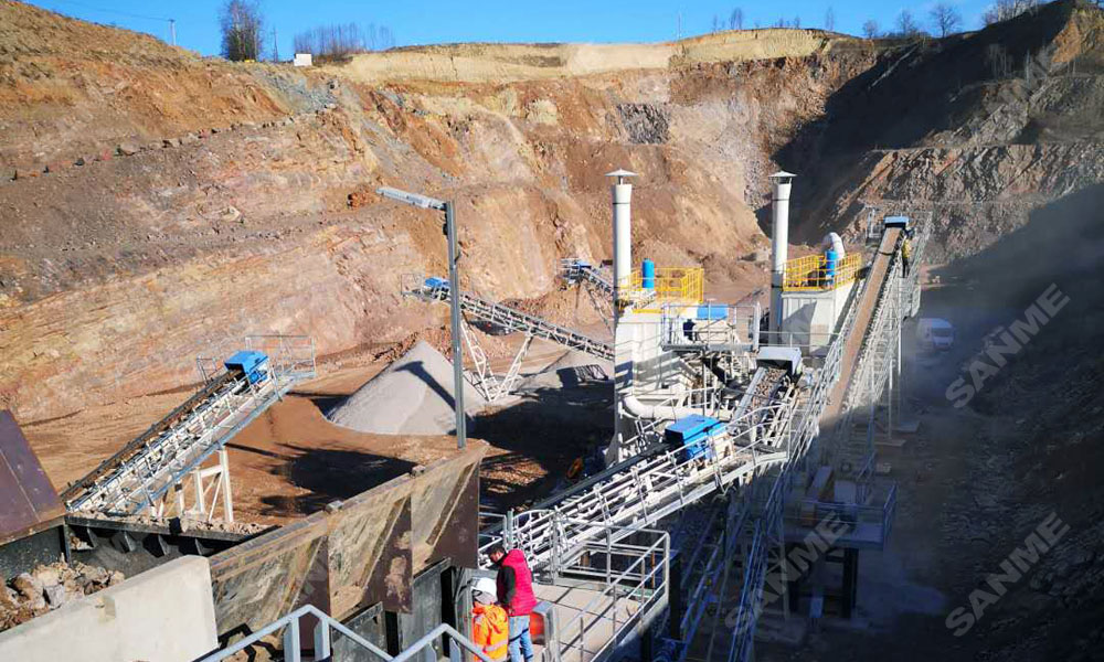 疫情擋不住中國產(chǎn)品走向歐洲 山美股份提供成套設(shè)備的骨料生產(chǎn)線調(diào)試投產(chǎn)，產(chǎn)量超預(yù)期！