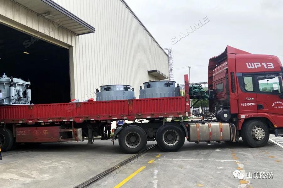 發(fā)貨季｜山美股份高性能破碎篩分裝備發(fā)往江西，助力當(dāng)?shù)鼗?xiàng)目建設(shè)及建筑固廢資源化