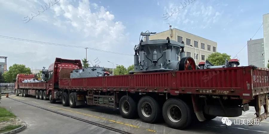 發(fā)貨季｜山美股份高性能破碎篩分裝備發(fā)往江西，助力當(dāng)?shù)鼗?xiàng)目建設(shè)及建筑固廢資源化