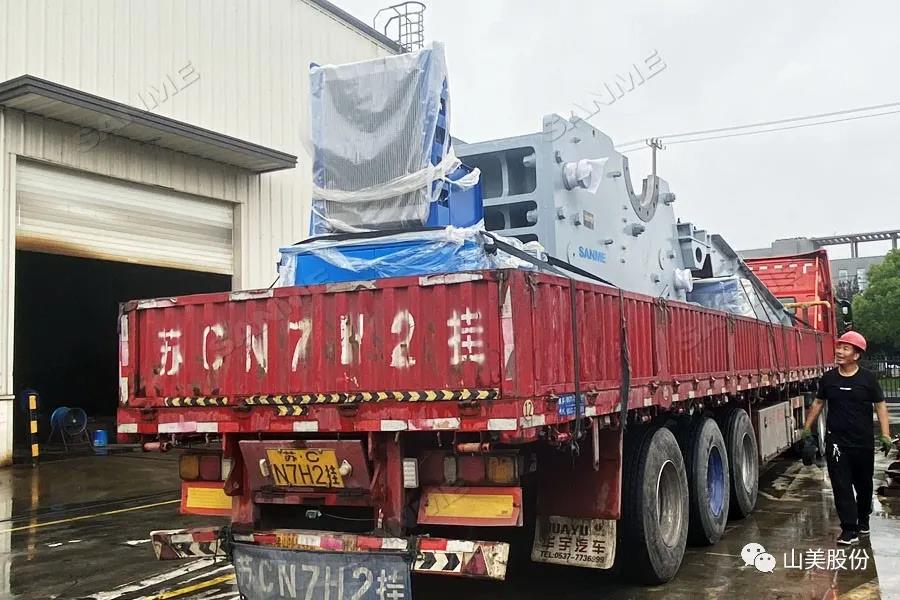 發(fā)貨季｜山美股份高性能破碎篩分裝備發(fā)往江西，助力當(dāng)?shù)鼗?xiàng)目建設(shè)及建筑固廢資源化