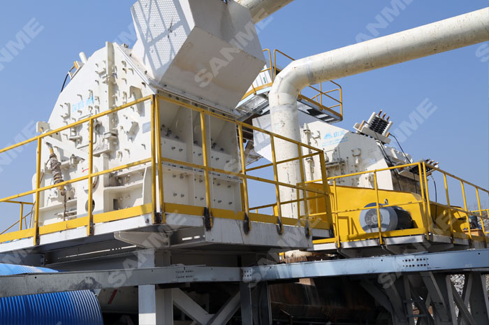 輝綠巖粉碎石子用哪種破碎機(jī)？輝綠巖破碎生產(chǎn)線案例